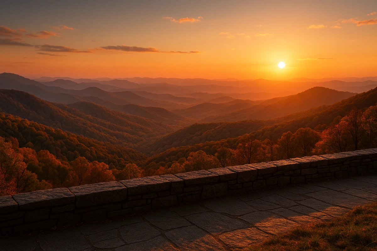 Blue Ridge Parkway overlook